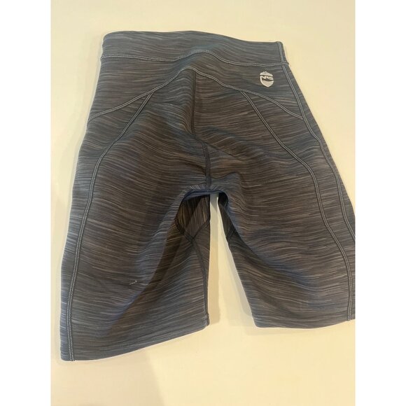 NRS Shorts Size M Black/Gray Striped Neoprene With Flatlock Stitch - Picture 4 of 7